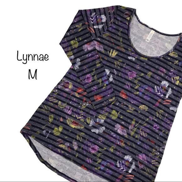 Lularoe Lynnae Long Sleeve Top - Size Medium - Picture 4 of 5
